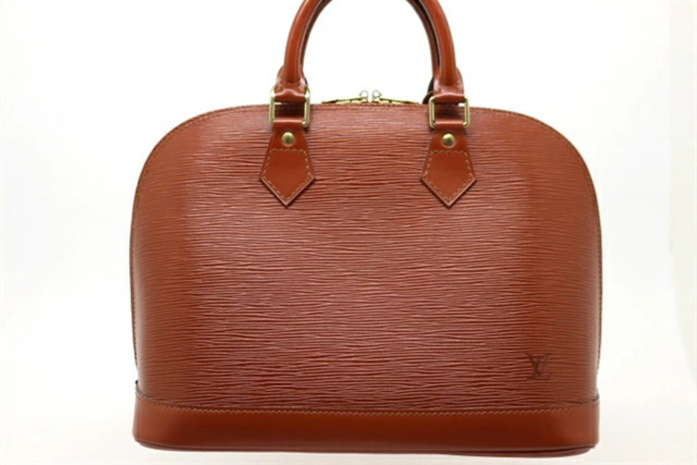 LOUIS VUITTON Alma Epi Kenya Brown Handbag